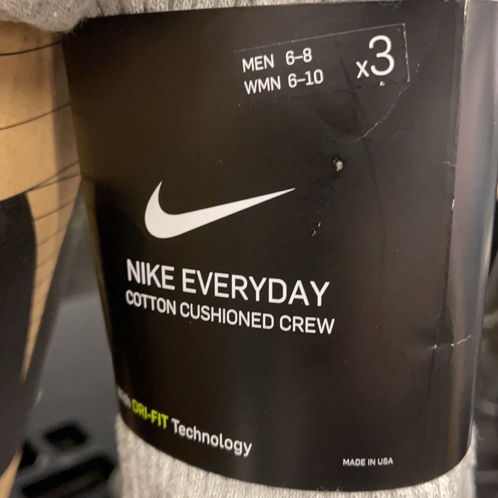 3 pairs set Nike Socks Everyday Cushioned Crew - Picture 13 of 16